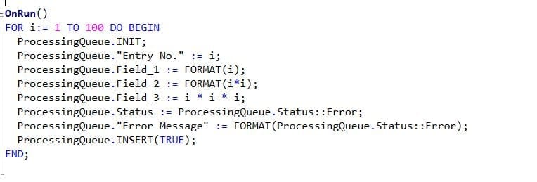 codeunit-populate