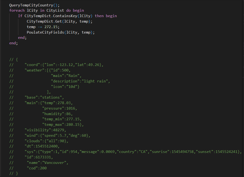 Query Web Service